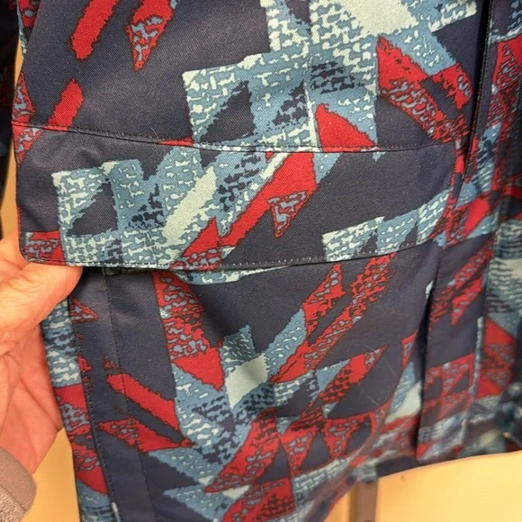 Child’s Columbia coat. Blues and burgundy in color. Jackets & Coats